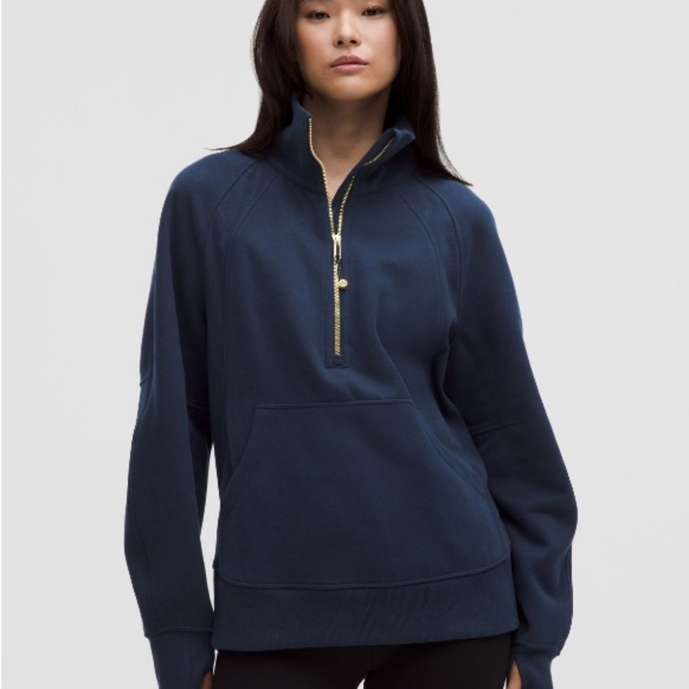 Lululemon Athletica Scuba Oversized Funnel-Neck Half Zip Sweatshirt *Long